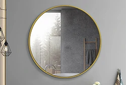 Round aluminum frame application