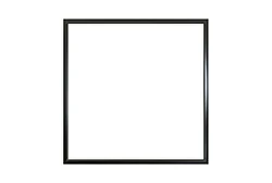 Square aluminum mirror frame profile application