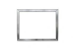 Square aluminum mirror frame profile application