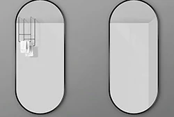 Oval aluminum frame application