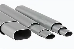 Telescopic oval aluminum tube