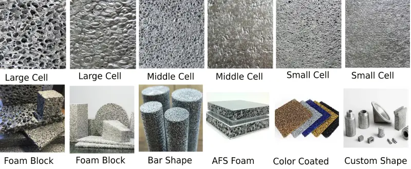 foam aluminum product