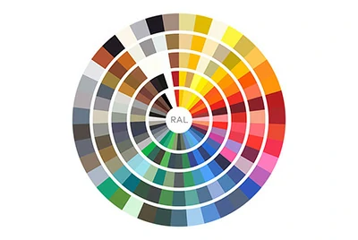 Opciones de la carta de colores RAL Opciones de la carta de colores RAL