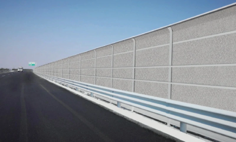  gebogene Lärmschutzwand