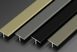 Anodized 6063 aluminum T-bar Anodized 6063 aluminum T-bar