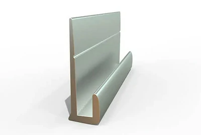 Embellecedor J de aluminio Embellecedor J de aluminio