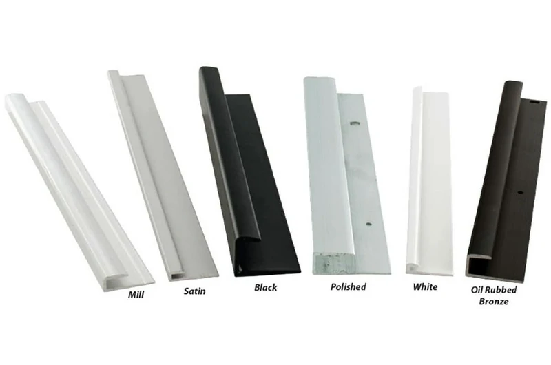 Surface treatments of อลูมิเนียม J ช่อง