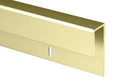 Brass Aluminum J Channel Latón Aluminio J Canal-Clic