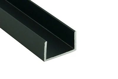 Canal C de aluminio anodizado Canal C de aluminio anodizado