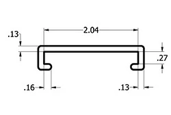1/4'' x 2'' C Channel 1/4'' x 2'' C Channel