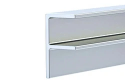 F channel aluminum extrusion F canal de aluminio-Click