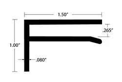 Nhôm F Track 1-1 / 2 Nhôm F Track 1-1 / 2