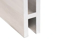  Alüminyum H bölümü 1 x 2-3 / 8 x 1/4