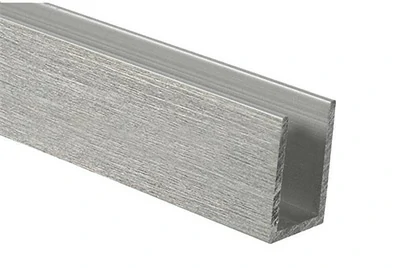 Brushed Aluminum U Channel Brushed Aluminum U Channel