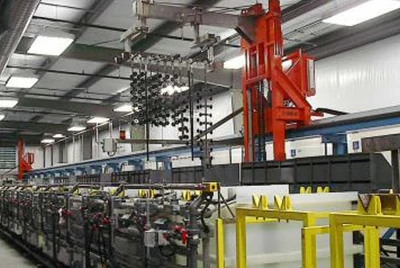 Anodizing production line Anodizing production line
