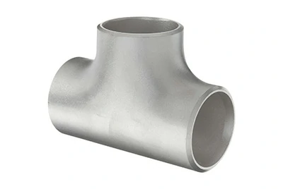 Butt weld aluminum pipe tee fitting