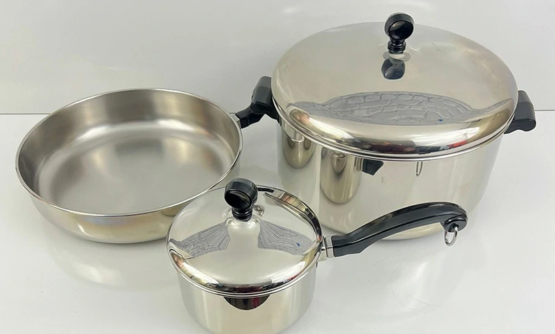 Aluminum clad stainless steel cookware Aluminum clad stainless steel cookware