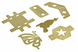 Laser cut brass sheet metal parts Laser cut brass sheet metal parts