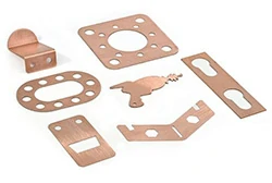 Laser cut copper sheet metal parts Laser cut copper sheet metal parts