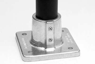 Square ground flange