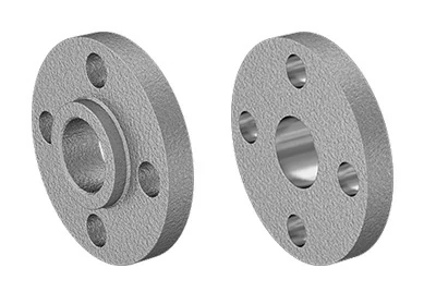 Slip-on weld flanges