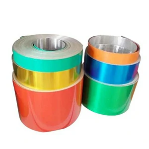 Farbbeschichtetes Aluminiumfolienband