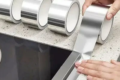 Waterproof and oil-proof aluminum foil tape for kitchen Waterproof and oil-proof aluminum foil tape for kitchen