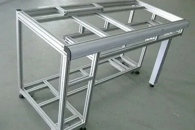 T slot aluminum table frame