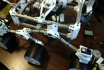 Extruded aluminum t slot 3d printer