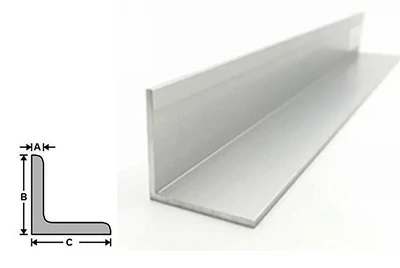 7075 Ángulo de aluminio en forma de L de pata igual 7075 Ángulo de aluminio en forma de L de pata igual