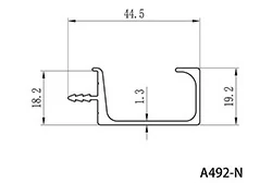 Stock sizes of G profile aluminium Stock sizes of G profile aluminium