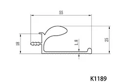Stock sizes of G profile aluminium Stock sizes of G profile aluminium