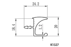 Stock sizes of G profile aluminium Stock sizes of G profile aluminium
