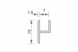 General-purpose decorative Y strip for construction