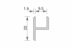 General-purpose decorative Y strip for construction