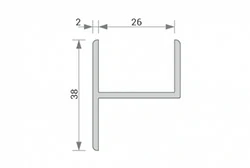 General-purpose decorative Y strip for construction
