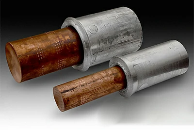Large and medium-sized copper-aluminum friction welded components Large and medium-sized copper-aluminum friction welded components