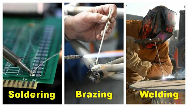 solding brazing and welding