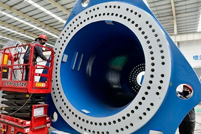 Piezas forjadas de anillos laminados sin costura para equipos de energía eólica y energía