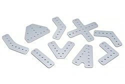 perforated aluminum gussets