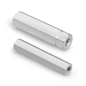 Aluminium-Sechskantrohr mit Gewinde