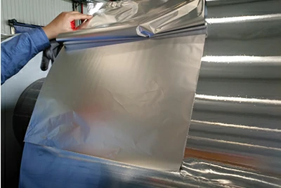 8011 one-side bright / one-side matte aluminum foil 8011 one-side bright / one-side matte aluminum foil