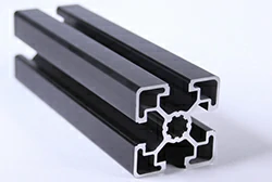 Schwarz 45mm x 45mm 10mm Aluminium-Extrusion Schwarz 45mm x 45mm 10mm Aluminium-Extrusion