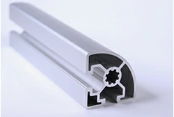 45 mm x 45 mm 1/4 Runde 10 mm Aluminium-Extrusion 45 mm x 45 mm 1/4 Runde 10 mm Aluminium-Extrusion