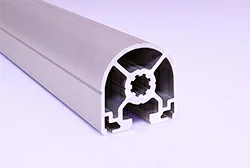 45 mm x 45 mm halbrunde 10 mm Aluminium-Extrusion 45 mm x 45 mm halbrunde 10 mm Aluminium-Extrusion