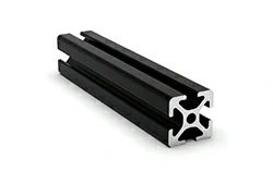 Schwarz 20 mm x 20 mm 5 mm Aluminium-Extrusion Schwarz 20 mm x 20 mm 5 mm Aluminium-Extrusion