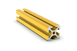 Gelb 20mm x 20mm 5mm Aluminium-Extrusion Gelb 20mm x 20mm 5mm Aluminium-Extrusion