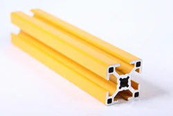 Yellow 30mm x 30mm 8mm Aluminum Extrusion Yellow 30mm x 30mm 8mm Aluminum Extrusion