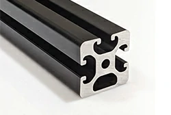 T SLOTS 40mm x 40mm Black 8.1mm Aluminum Extrusion T SLOTS 40mm x 40mm Black 8.1mm Aluminum Extrusion