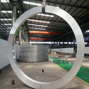 Large diameter forged ring